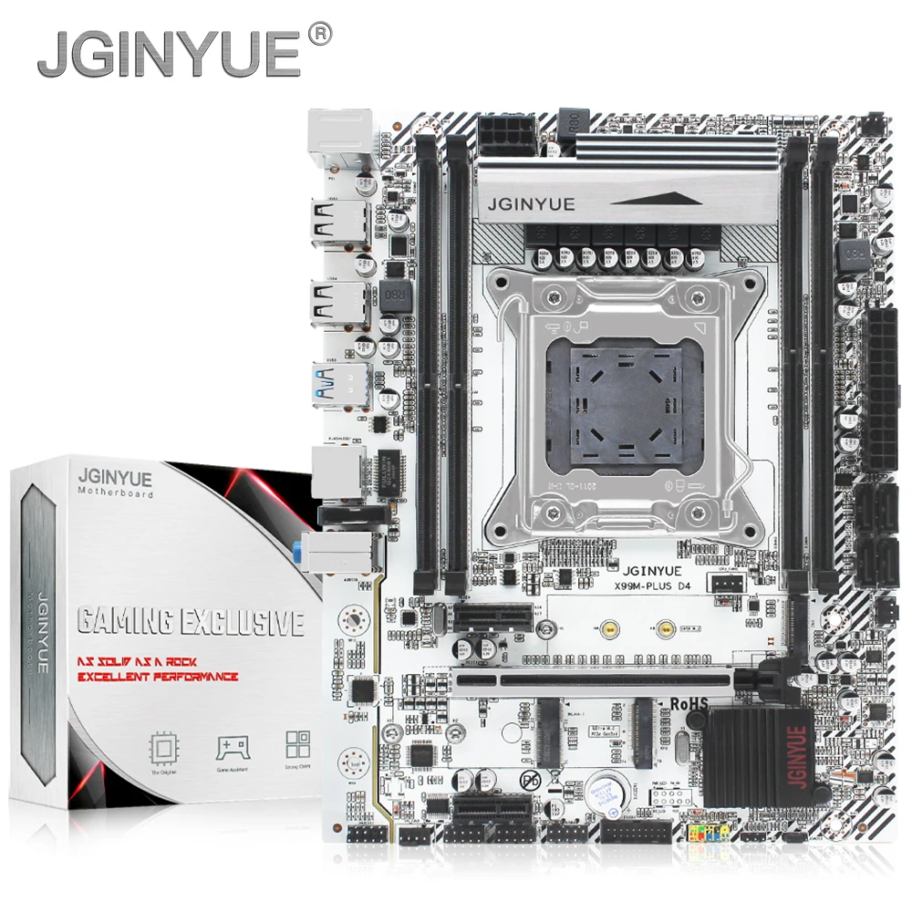 Kaufen X99 Motherboard LGA 2011-3 Set Kit Mit Intel Xeon E5 4620 V3 Prozessor DDR4 16GB(2*8GB) 2666mhz RAM Speicher M-ATX X99M-PLUS D4