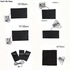 USB зарядка теплые Вставки колодки водонепроницаемый углеродное волокно грелки безопасный портативный нагревательный коврик-грелка для жилета куртка ткань поставки