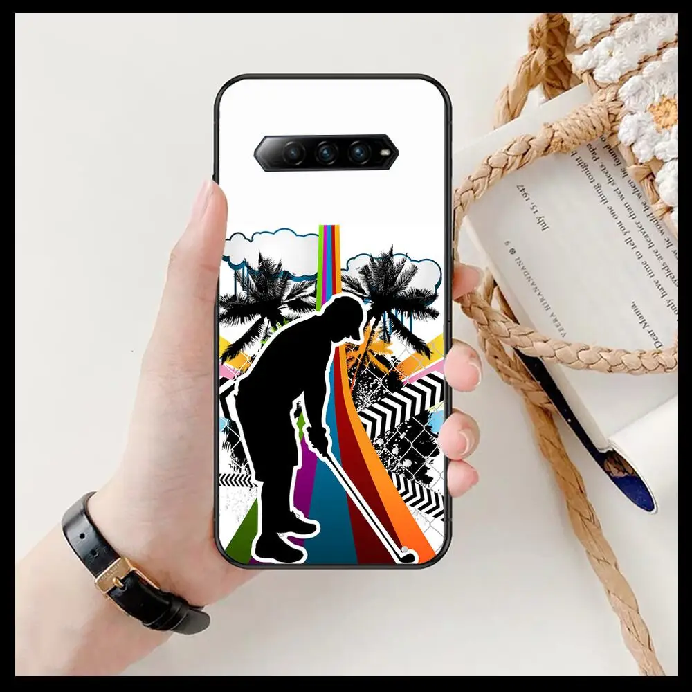 

Chinese luxury brands fashion Anime Phone Case For xiaomi Black Shark 2 3 3s 4 Pro Helo Black Cover Silicone Back Prett