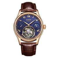aesop 2020 new men watches real tourbillon clock man top brand luxury hand wind mechanical watch moon phase relogio masculino