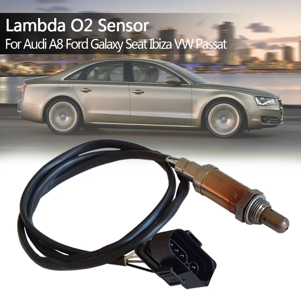 Для Audi A8 Ford Galaxy Seat Cordoba Ibiza VW Golf Polo Passat O2 Lambda зонд кислородный датчик 021906265AH|Датчик