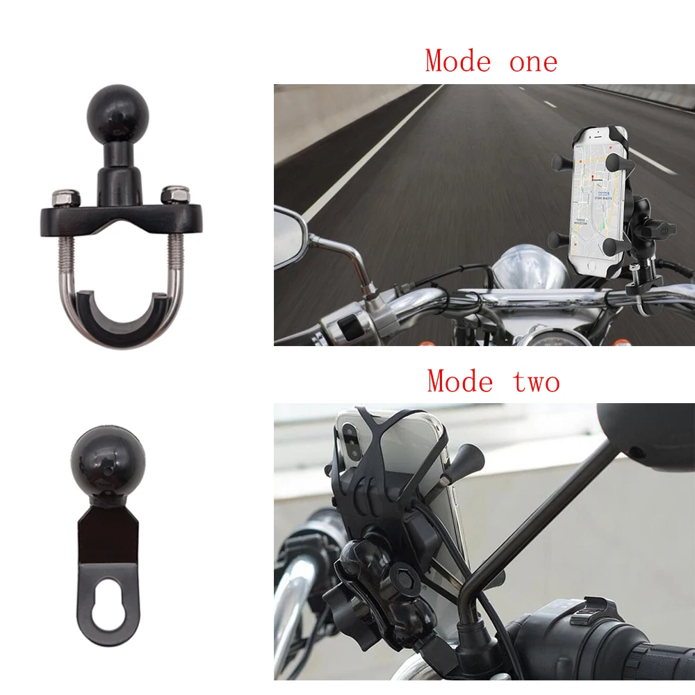 

For Kawasaki z 750 1000 900 800 250 650 z1000 sx gtr 1400 Motorcycle Mobile Phone Stand Holder With USB Charger 360 Rotatable