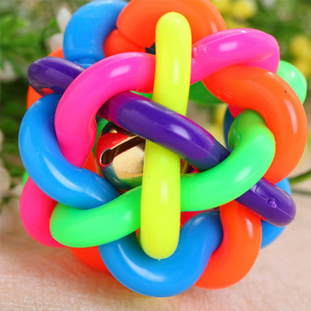 

New Silicone Bell Pet Dog Chew Toys Rubber Toy Aggressive Chewers Toy Cats Products For Pets Cute Cat Plush Jouet Chat