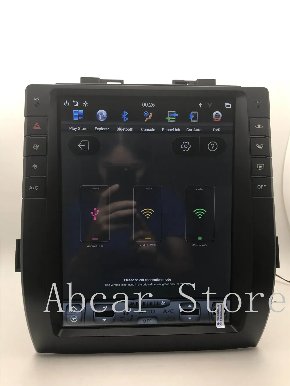 13 дюймов Tesla стиль Android 8,1 автомобильный dvd-плеер gps навигация радио авто px6 для Toyota alphard Vellfire 30 серии