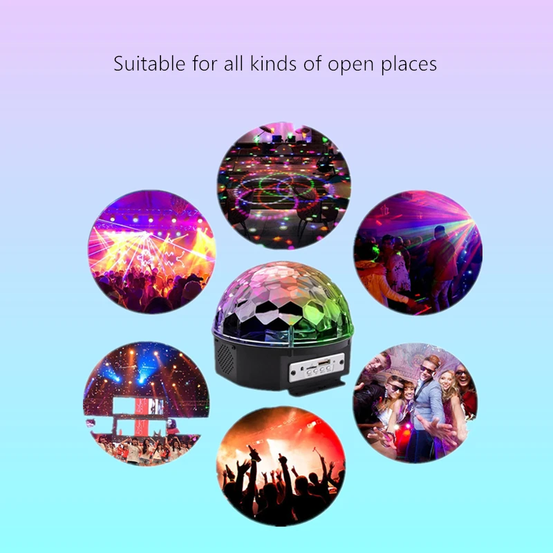 Мини-проектор DMX светодиодный с Bluetooth-динамиком диско-ламсветильник s Mp3 плеером