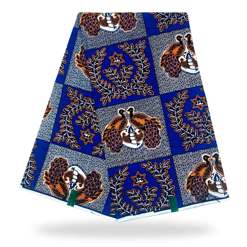 

2021New Style Ankara African wax Fabrics Nigerian Wax Print Fabric High Quality African Ghana wax Fabrics For clothes