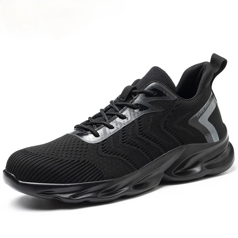 

Work Safety Boots Men Shoes Sneakers Breathable Anti-Smashing Lightweight Work Boots Indestructible Sneakers With Steel Toe Cap