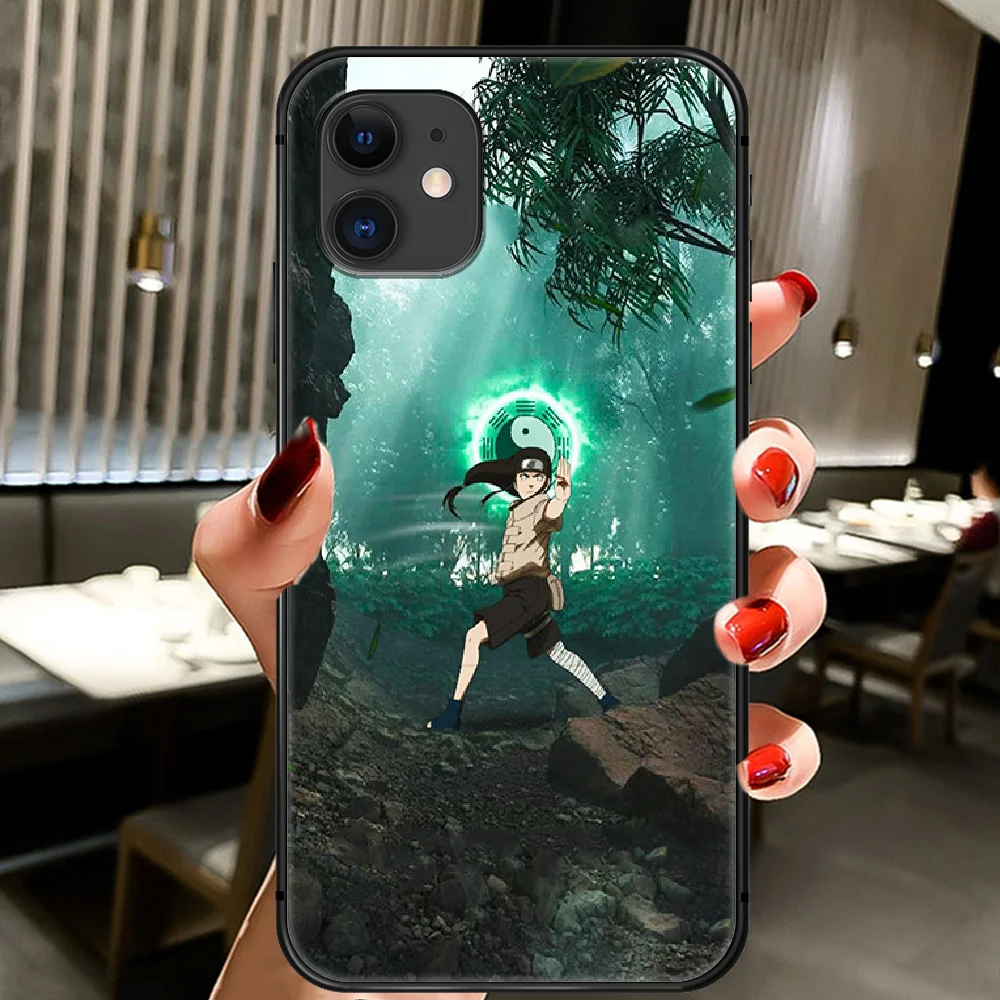 

Naruto Hyuga Neji Anime Phone Case Cover Hull For IPhone 5 5s se 2 6 6s 7 8 12 Mini Plus X XS XR 11 PRO MAX black Waterproof
