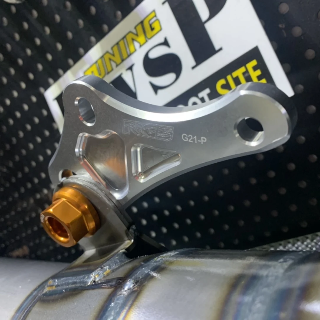 Выхлопная труба JISO DIO50 RRGS с алюминиевым держателем CNC BWSP высокоэффективный