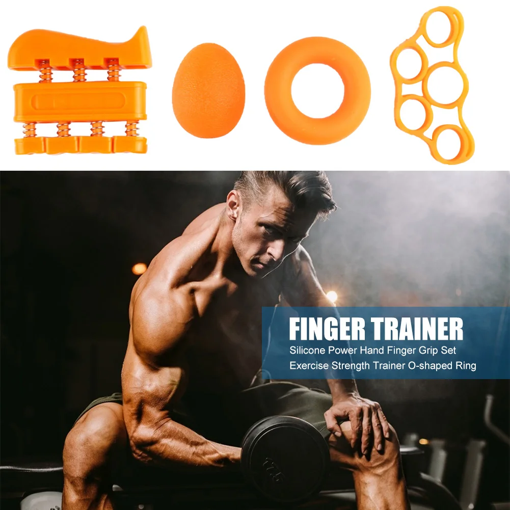 

5pcs Heavy Gripper Developer Set Hand Exerciser Grip Wrist Muscle Strength Training Finger Pinch Carpal Expander Workout Fitness
