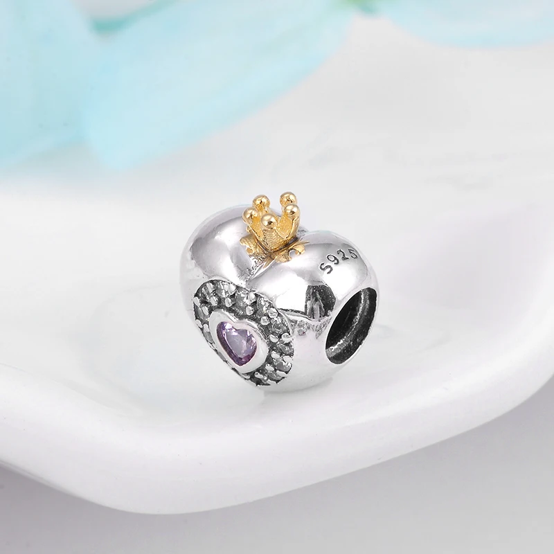 2019 подарок на день матери реальная искусственная Серебряная корона сердце