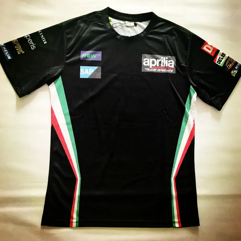Для Aprilia Moto Gp локомотивная мотоциклетная Футболка Модный мужской гоночный Топ