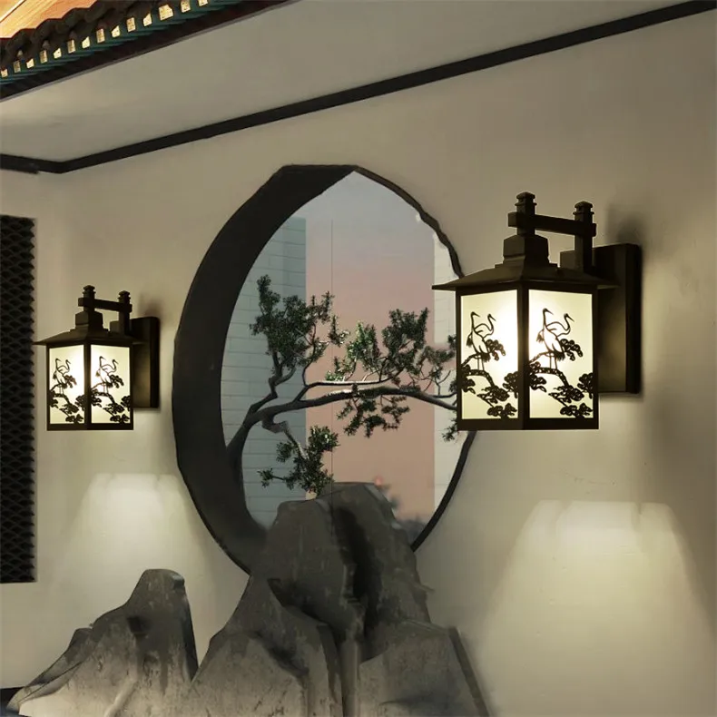 OUFULA наружные настенные светильники бра светильник водонепроницаемый