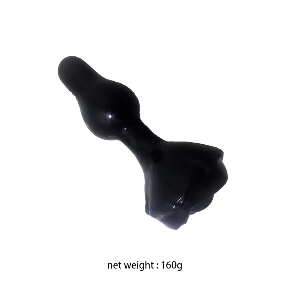 Стеклянная фотография для женщин и мужчин массажер простаты черная Роза игрушки