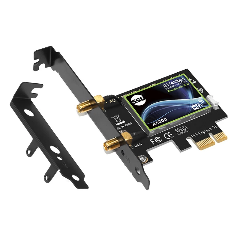 Двухдиапазонная PCI Express Wi Fi карта Gigabit для Intel AX200 2 4G/5 ГГц 802.11Ac/Ax 5 0 Bluetooth адаптер