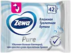 Влажная туалетная бумага ZEWA Pure 42шт