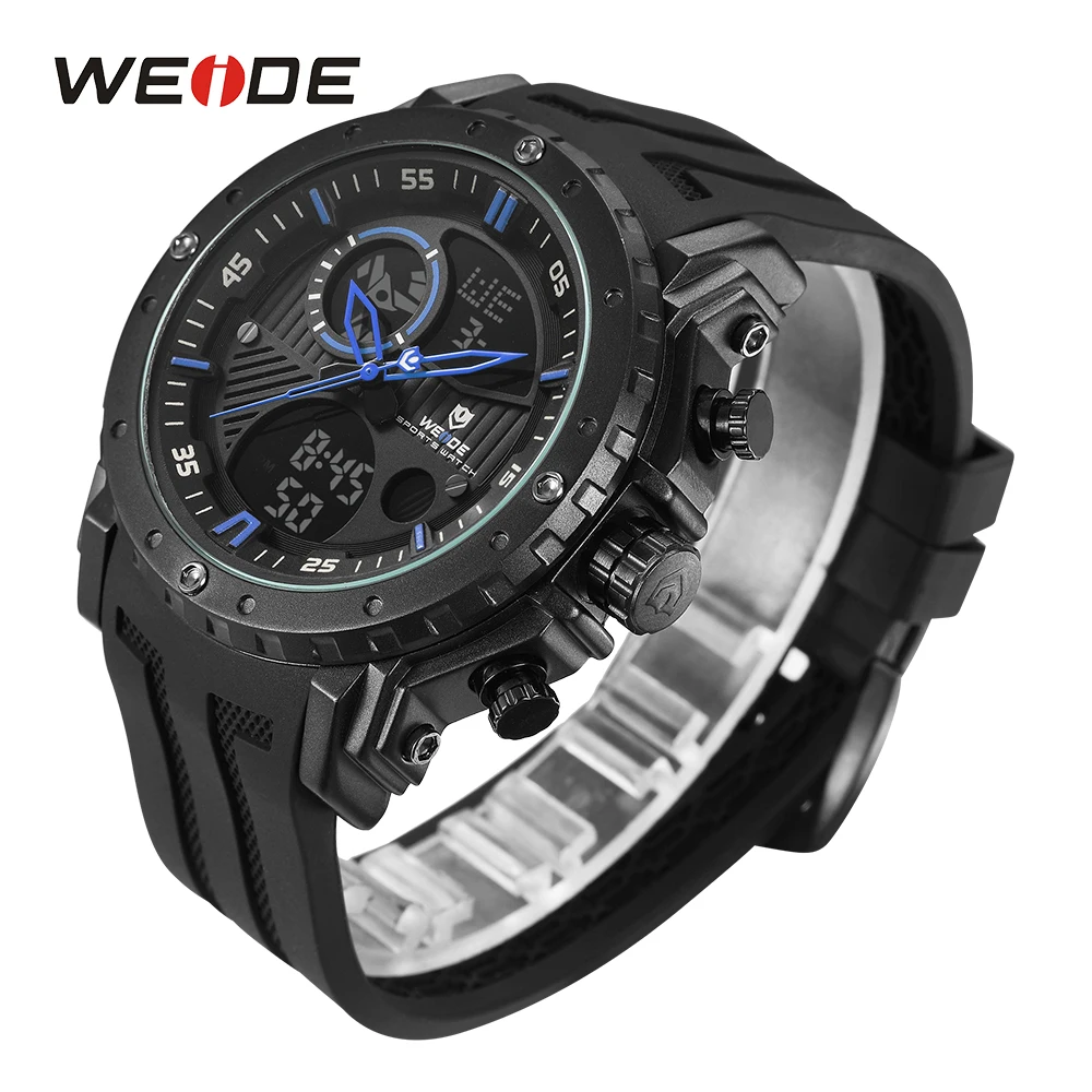 Часы WEIDE мужские цифровые брендовые люксовые с автоматической датой|Кварцевые