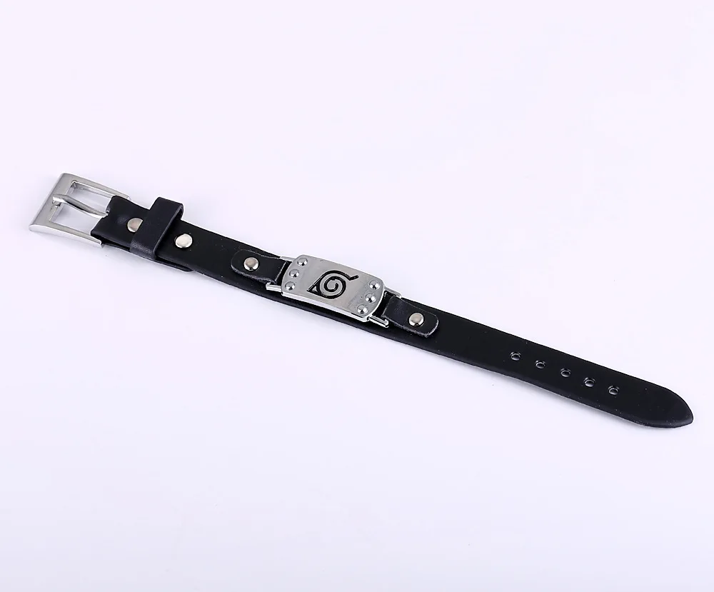 Значок из искусственной кожи с изображением аниме листьев деревни знаков