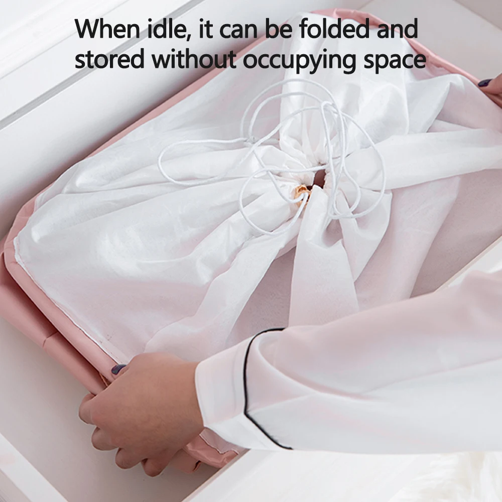 Сатиновая складная сумка для хранения одежды Пыленепроницаемая и влагостойкая