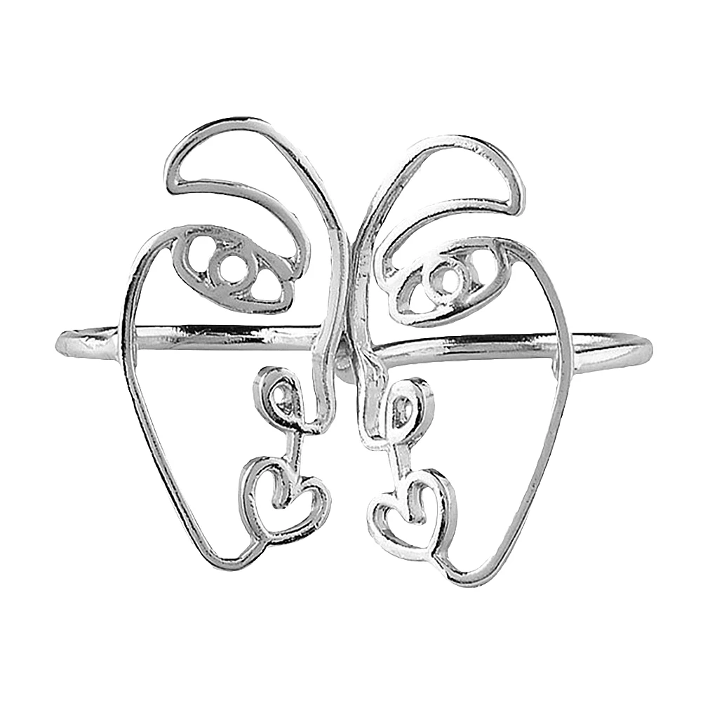 2 шт модное кольцо из сплава преувеличенная маска в форме пальца этническом стиле