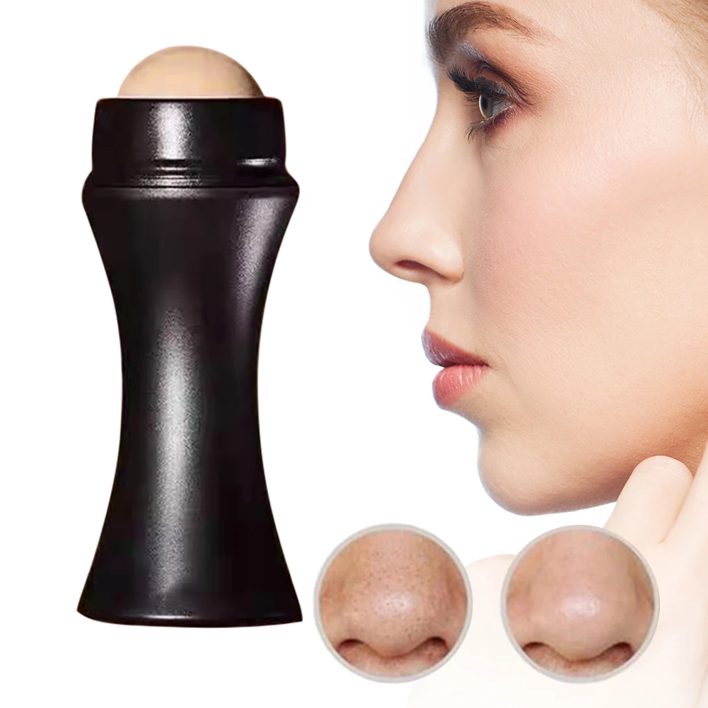 

Volcanic Roller Oil Control Stone Makeup Facial T-zone Cleaning Stick Ball Blemish Remover Oil Absorption Face Skin Care Tool