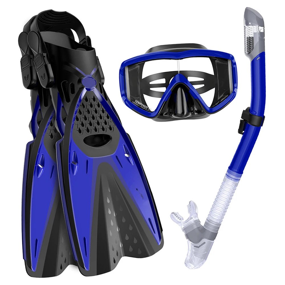 

Professional Adult Scuba Diving Fins Adjustable Swimming Shoes Silicone Long Submersible Snorkeling Foot Monofin Diving Flippers