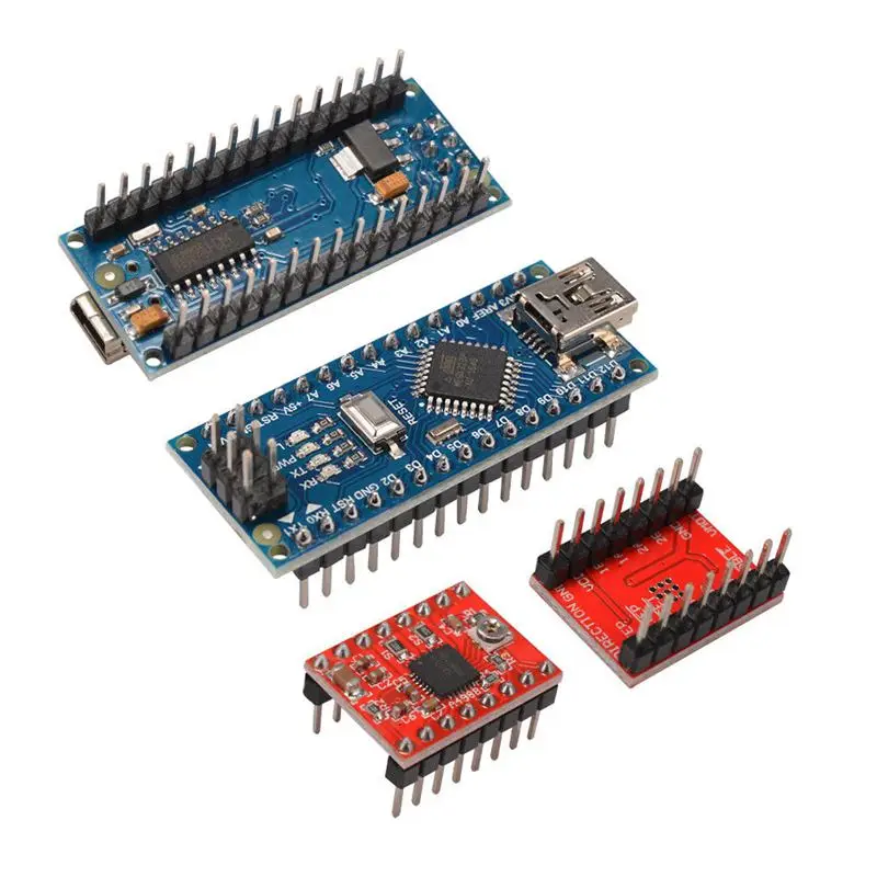 Плата расширения для ЧПУ Shield V4 Nano 3 0 Stepper A4988 Драйвер 3D принтера Arduino TE732|Детали и