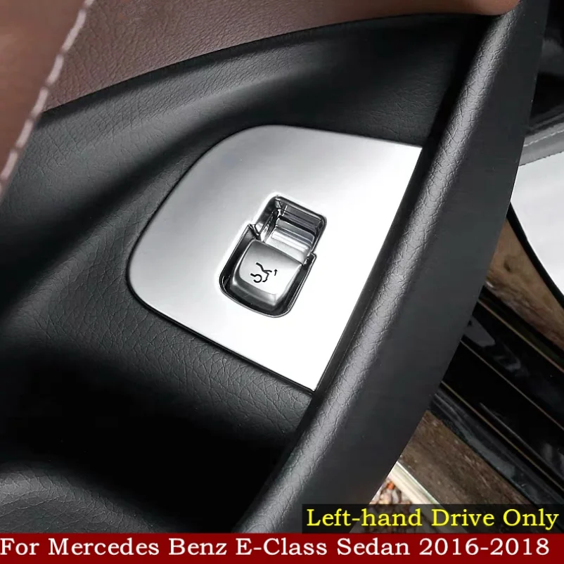 Для Mercedes Benz E-Class W213 2016 2017 2018 АБС-пластик жемчуг хромированный задний багажник