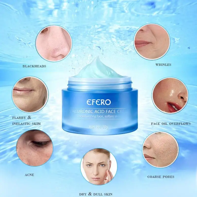 Hyaluronic Acid Gel Cream Wrinkle Face& Eye Serum Moisturizer Skin Effective