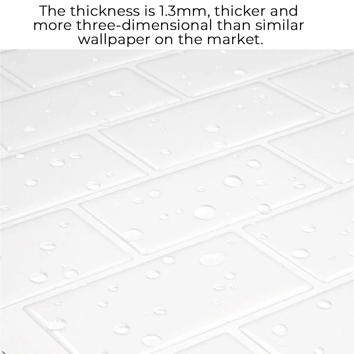 

10pcs 12X10 Inch 3D Waterproof Wall Tile Stickers Wallpapers Peel and Stick Subway Tiles Bathroom Decoration