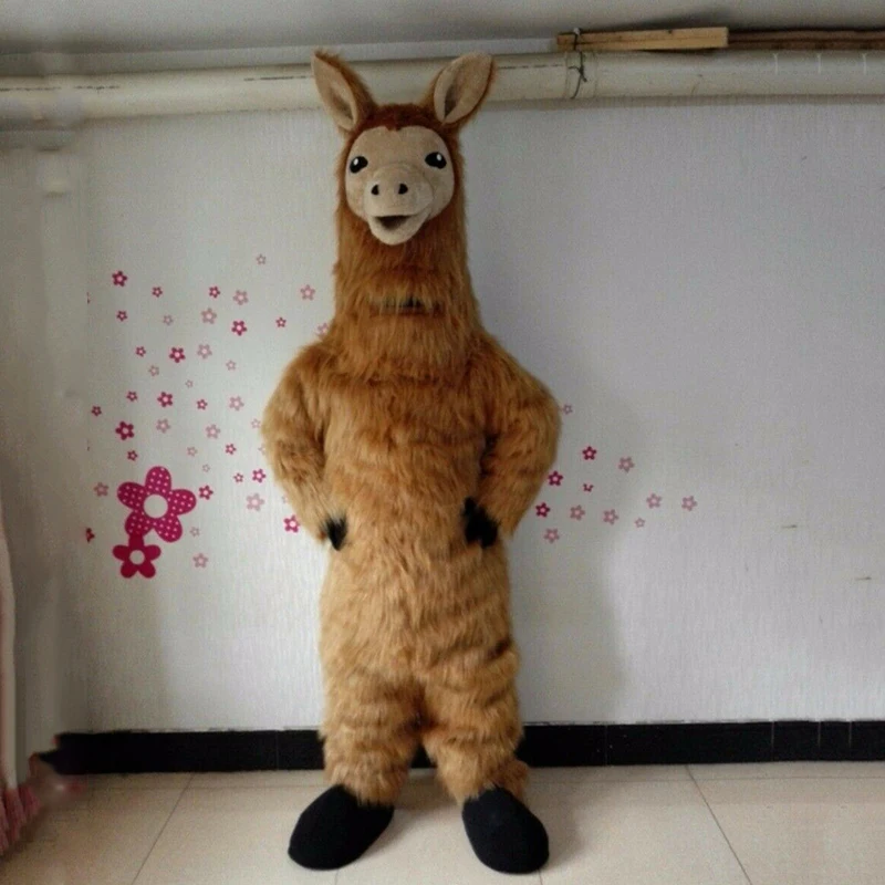

Plush Camel Mascot Costume Party Role-playing Set Halloween Game Costume Animal Advertisement Kids Birthday Surprise Gift