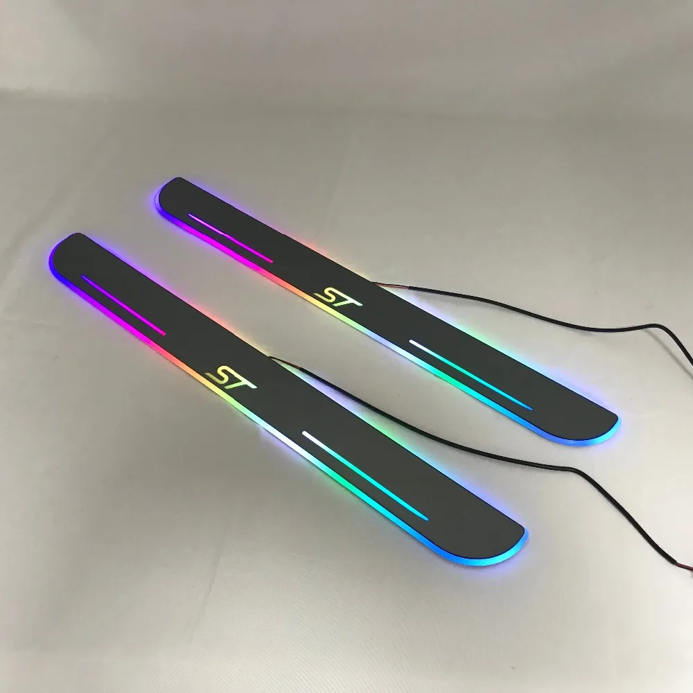 

Бесплатная Экспресс доставка, светодиодные накладки на порог двери, декоративные фары, накладки для фокуса st mk3