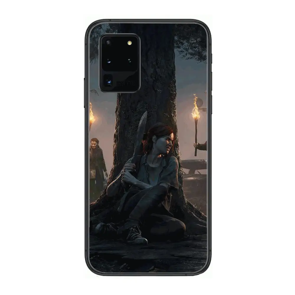

Our Last 2 Joel Phone cover hull For SamSung Galaxy S 6 7 8 9 10 20 21 Plus Edge E note 5G Lite Ultra black soft bumper