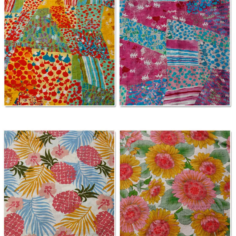 KDF2 Crown Hedgehog Printed Cotton Fabric For Summer Dress Patchwork DIY Sewing Baby&ampChild Bedding Curtain Clothes | Дом и сад