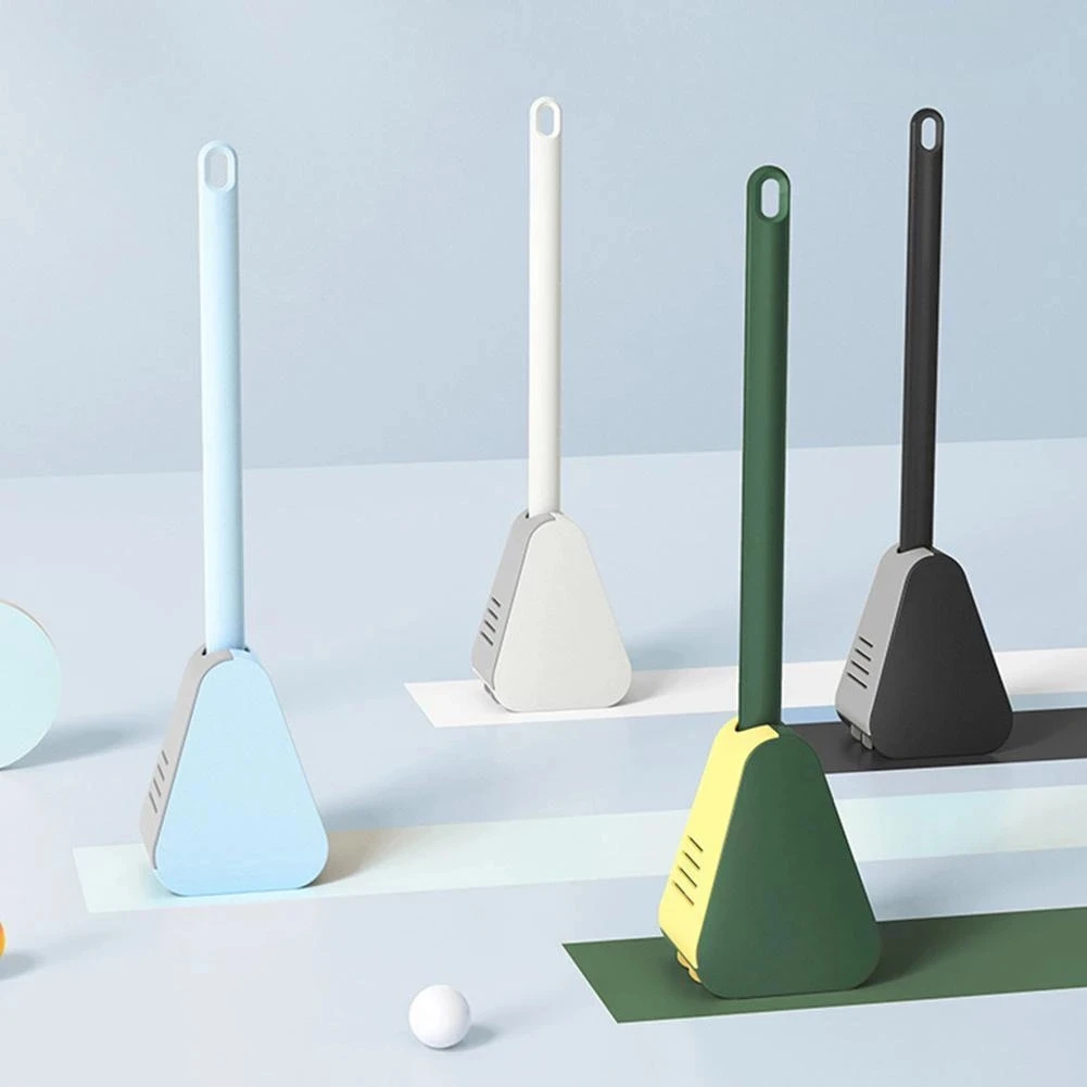 

Creative Toilet Brushes Golf Long Handle Silicone Toilet Brushes Home No Dead Ends Wall-mounted Bathroom Brush Cleaning Tools