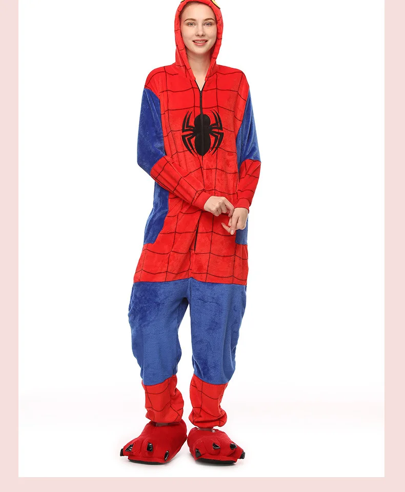 Костюм на Хэллоуин Аниме Косплей кигуруми Единорог комбинезон Теплый Пижама с