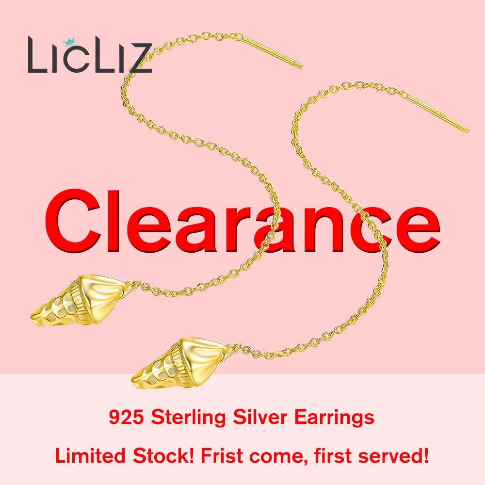 

Женские Висячие серьги LicLiz, серебро 925 пробы, с кубическим цирконием и жемчугом в форме сердца, 18 К золото, украшение с длинной цепочкой