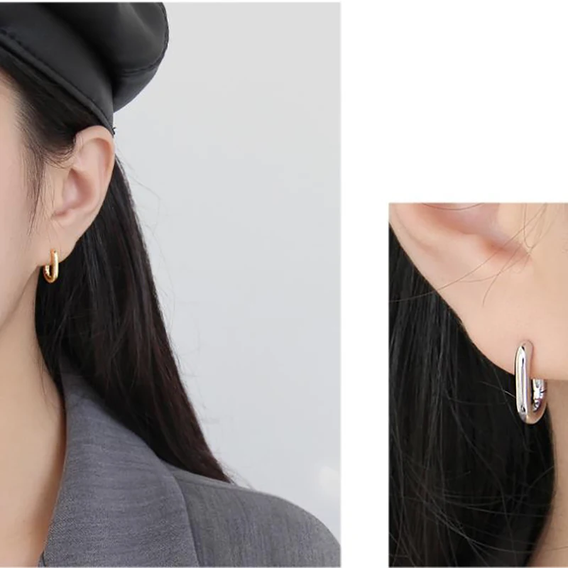 2020 новые модные креативные простые квадратные серьги в европейском и