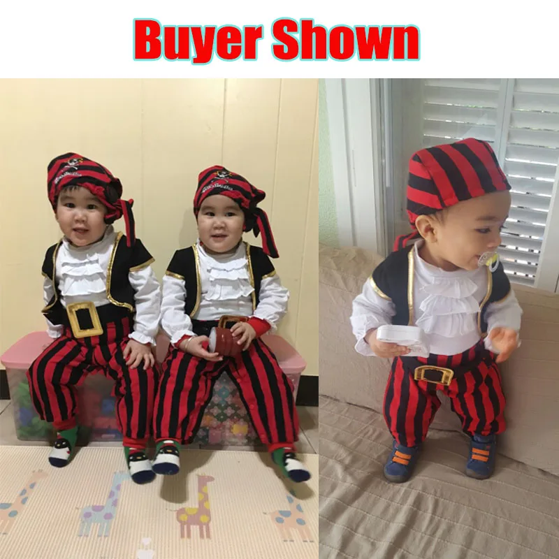 Костюм пиратов Карибского моря на Хэллоуин для маленьких мальчиков детская