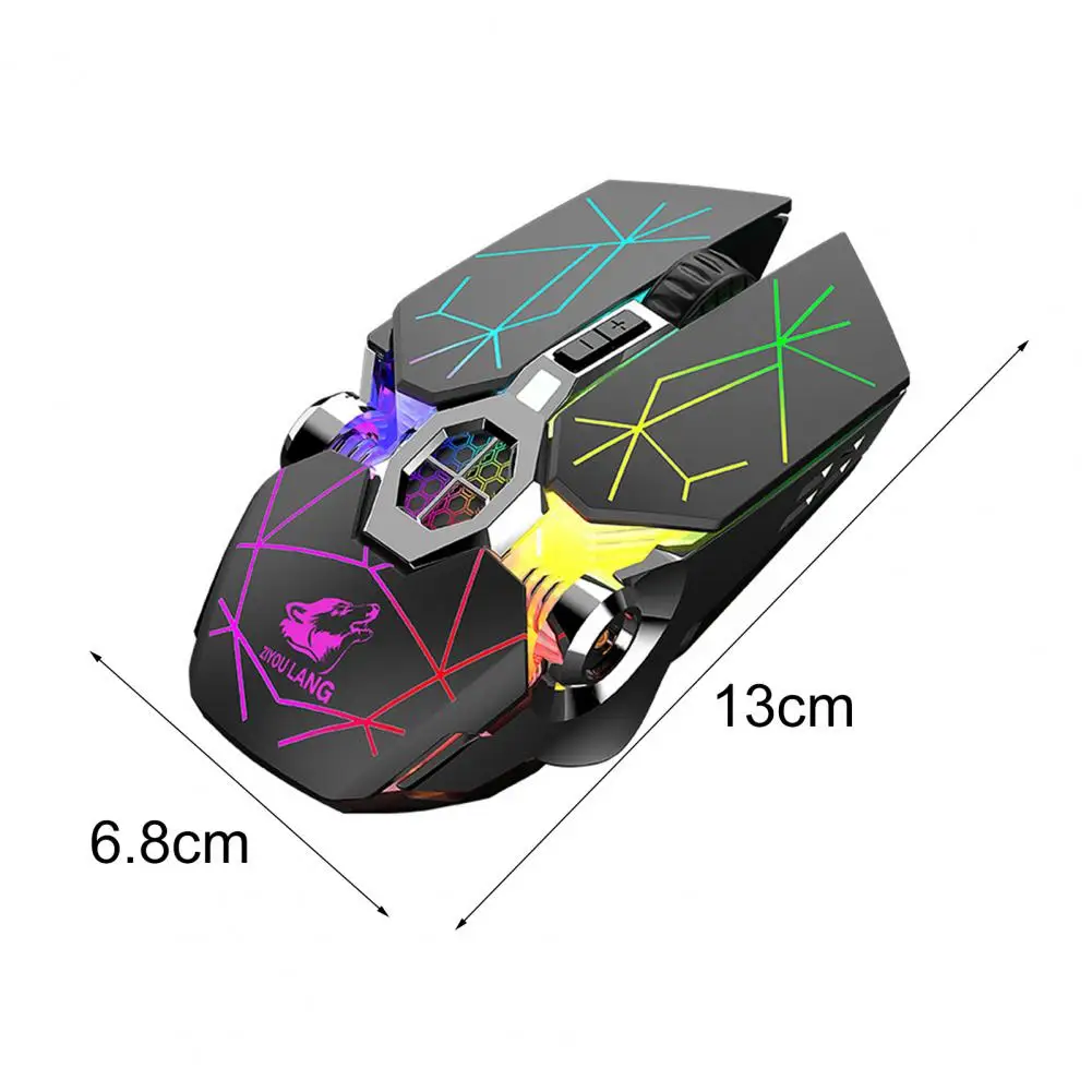 

2.4Ghz ABS Wireless Gaming Mouse 6 Button LED USB Computer Mouse Gamer Mice X13 Silent Mause For PC Laptop