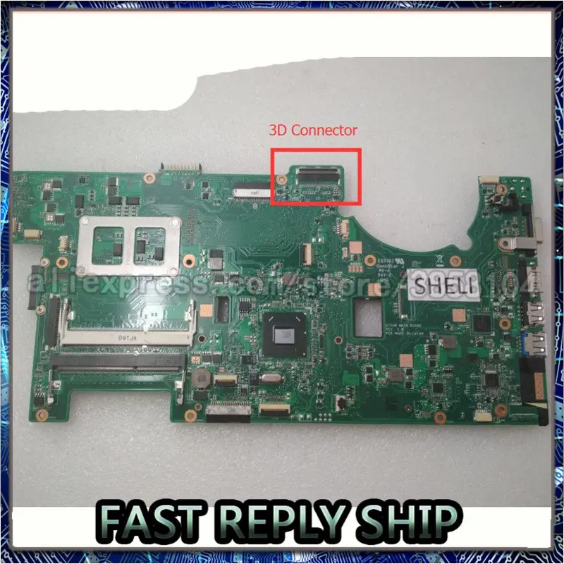 Материнская плата SHELI для ASUS G73SW REV 2 0 с 4 слотами памяти|Материнские платы| |