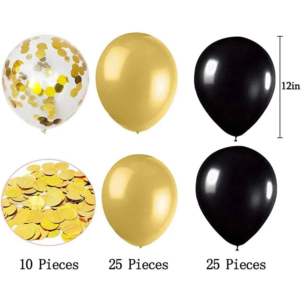 

Beautiful 50PCS/SET Latex Confetti Balloons DIY Romantic Wedding Engagement Party Events Decoration Birthday Balloons