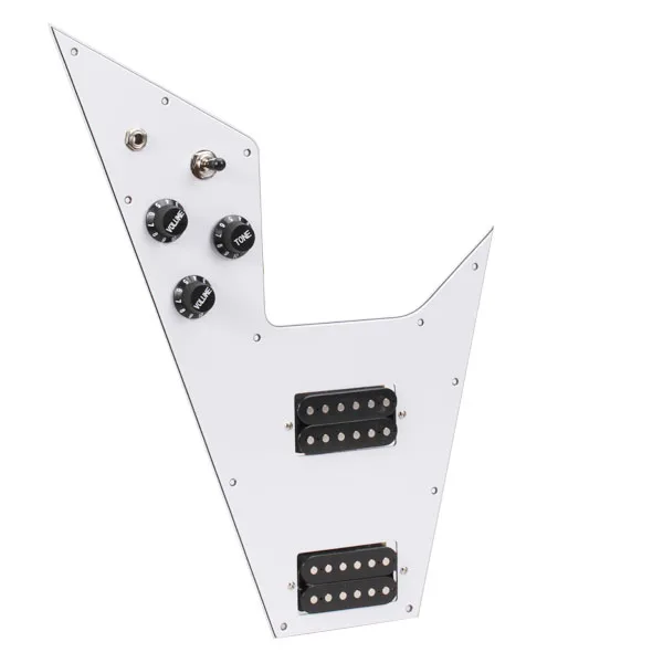 Белая 3 слойная Проводная гитара Gibson Flying V|Детали и аксессуары для гитар| |