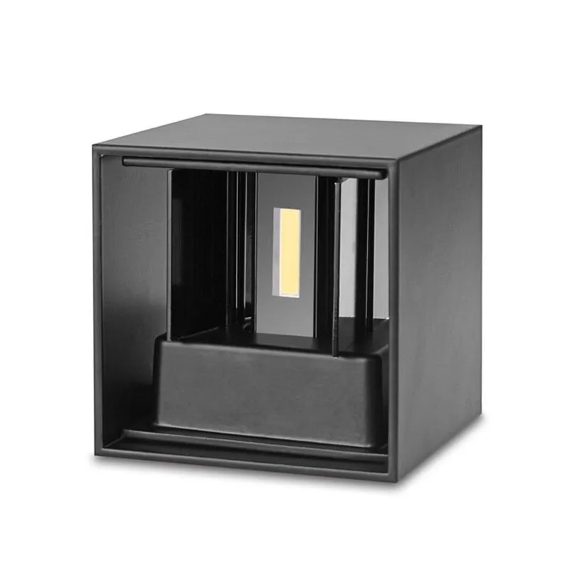 10W 12W Dimmable LED Wall Light Waterproof Cube Adjustable Surface Mounted Outdoor Indoor Lighting UP Down Lamp | Лампы и освещение