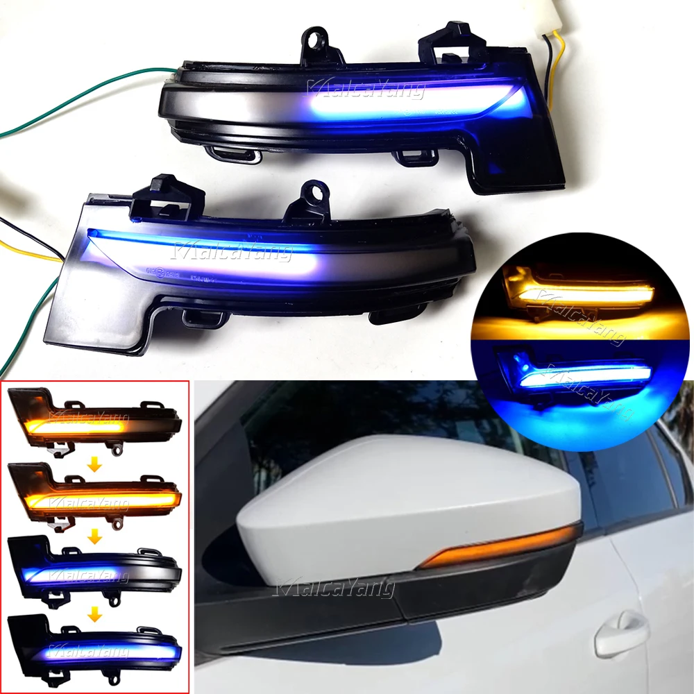 

LED Dynamic Blinker For Skoda Octavia 3 Mk3 III A7 5E For VW T-roc Troc T-cross 2014 2015 2017 2018 2019 2020 Turn Signal Light