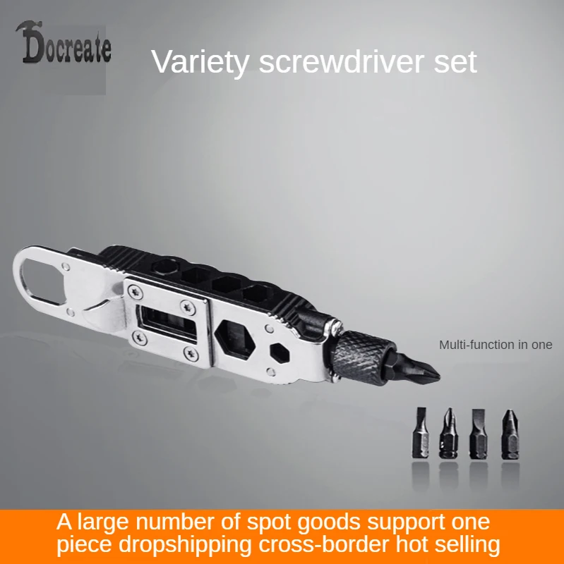 

Multi-Purpose Screwdriver Set, Multi-Function Tool, Mini Tool Pen, Outdoor Magic Screwdriver With Light
