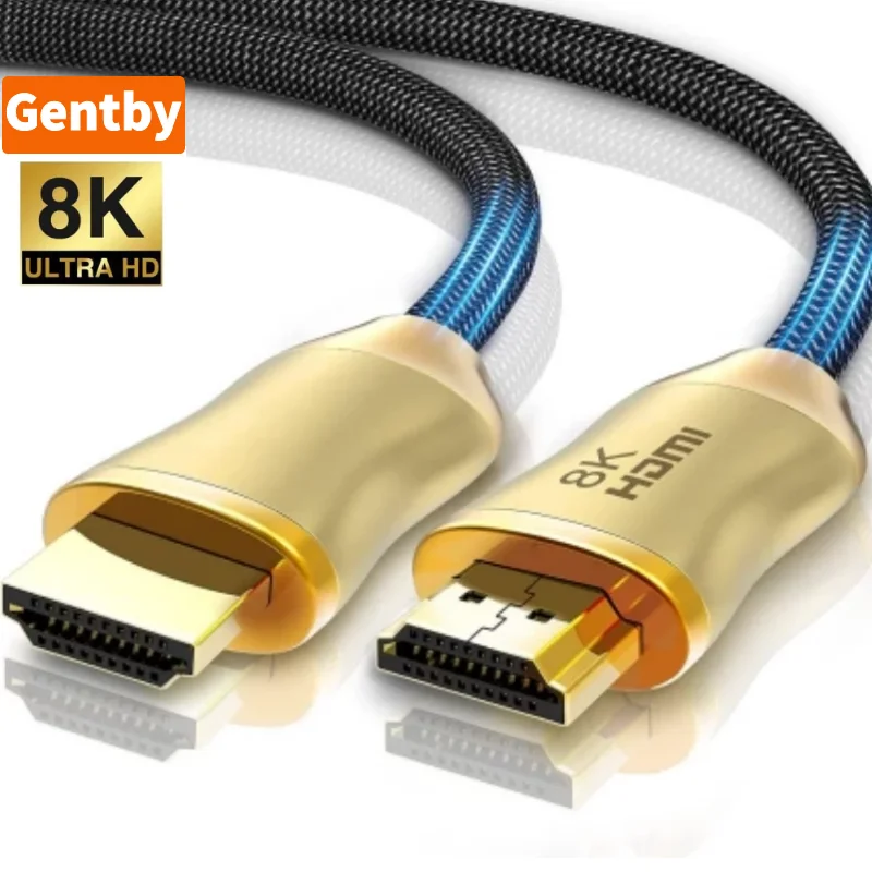 

8K HDMI 2.1 Cable Ultra High Speed 3D IMAX 8K/60Hz 4K/120Hz 48Gbps For AppleTV PS5 Xiaomi Box HDMI Splitter Cables Dolby Vision