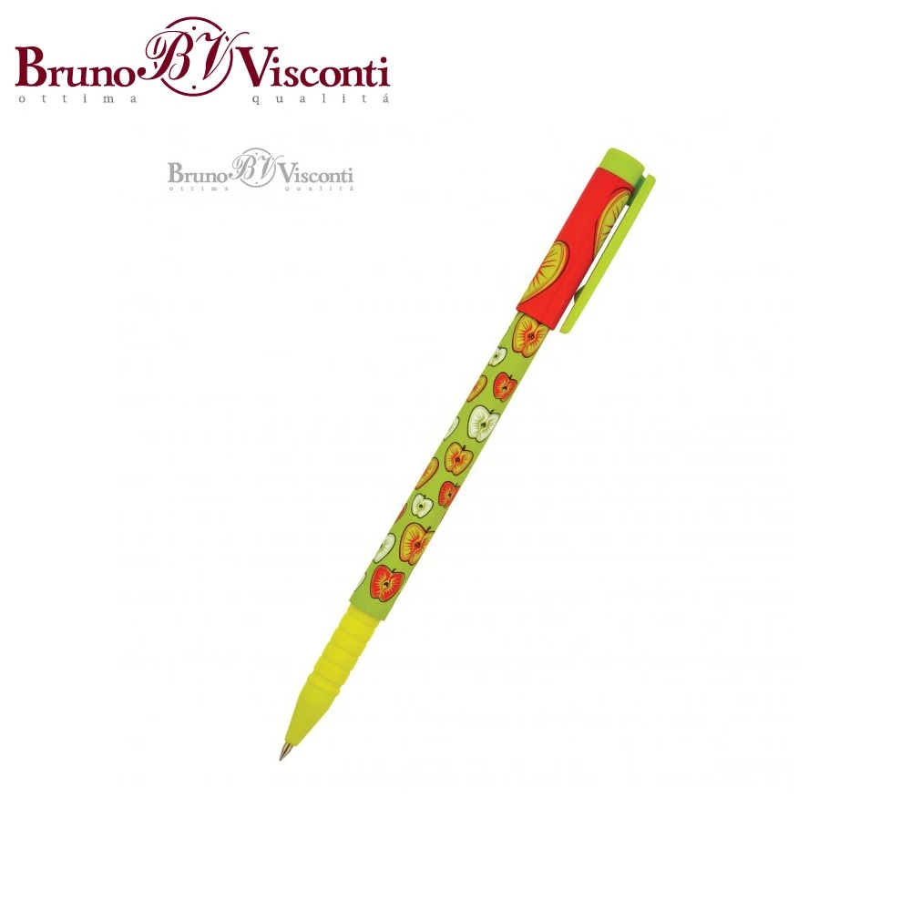 РУЧКА &quotFunWrite. Яблочные дольки" шариковая 0.5 ММ СИНЯЯ 20-0212/33 BRUNO VISCONTI - купить по