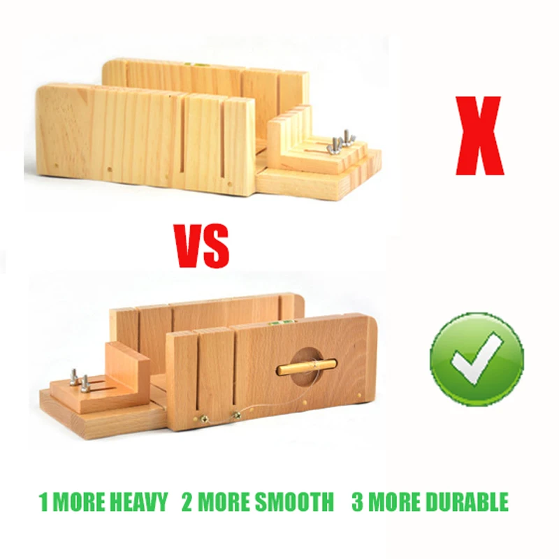 Adjustable Wooden Soap Cutter Wire Slicer DIY Homemade Making Tool Bar Loaf Kit With Beveler Planer and Repair | Дом и сад