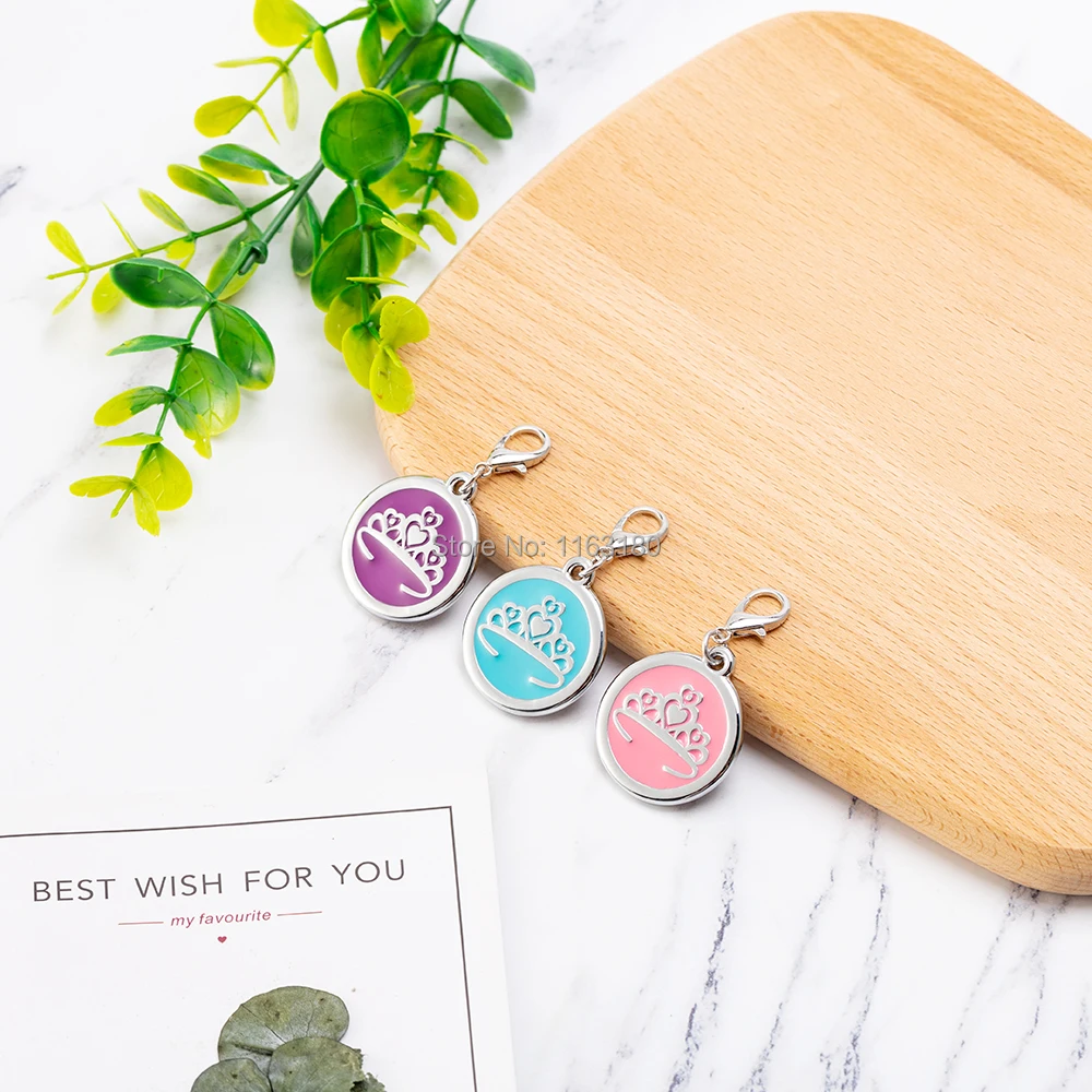 500 шт./лот Персонализированные Гравированные яркие бирки для собак круглой формы